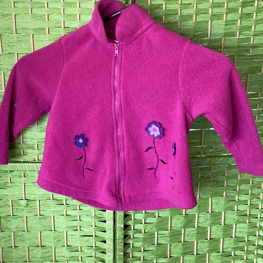 Pink Floral Kids Jacket